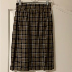Jones New York plaid skirt